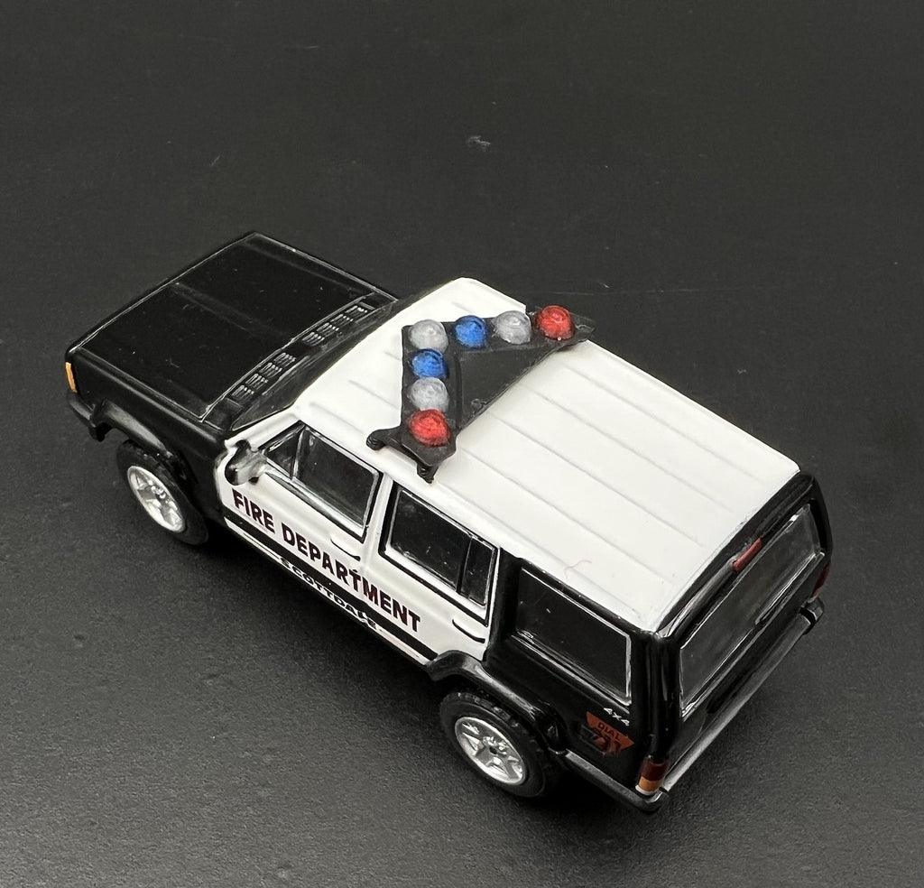 2 Pack 1/64 LVMPD Blue Red Federal Signal Vision SLR Lightbar Police Car3
