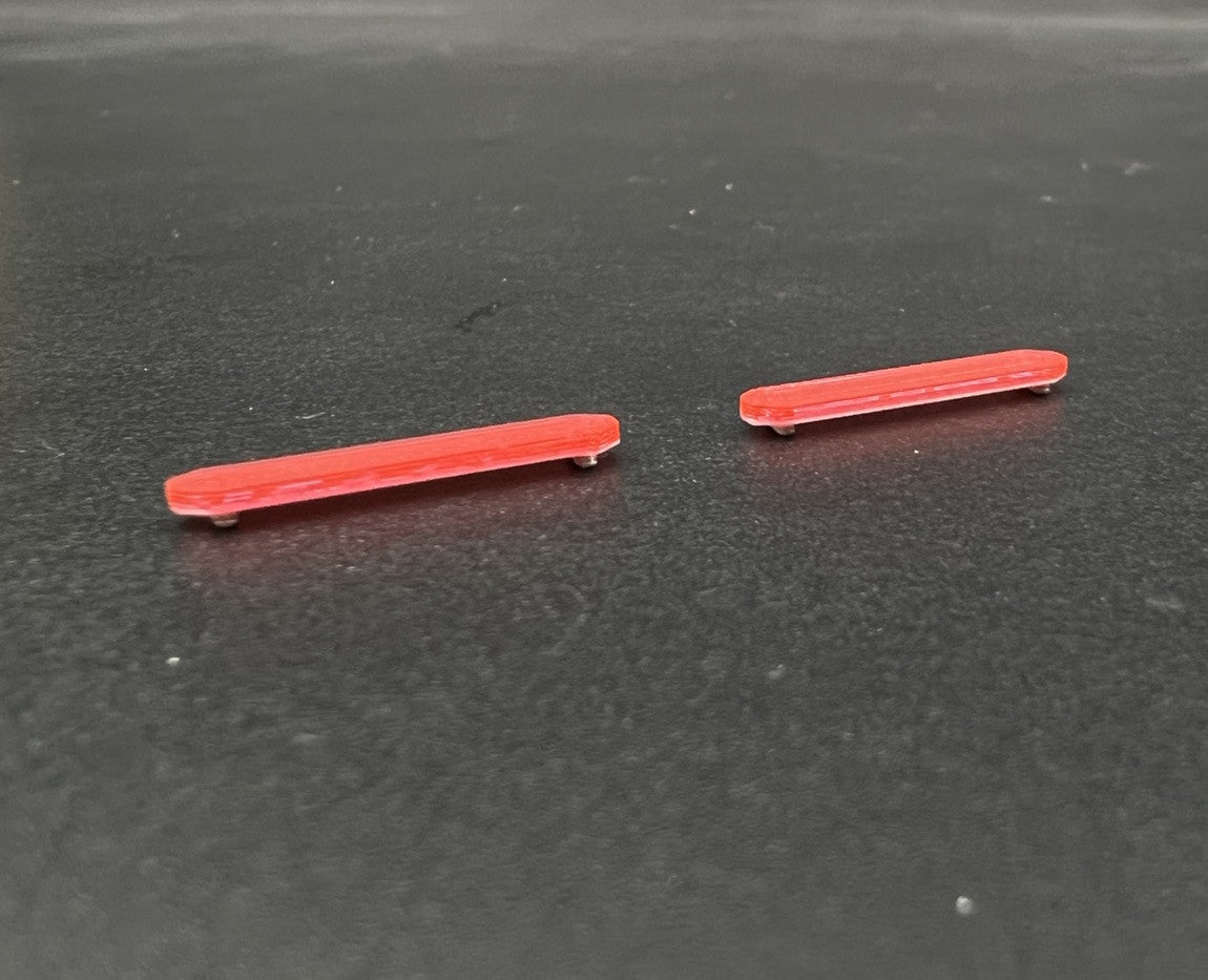 2 Pack 1/64 Red LED Style Narrow Lightbar Greenlight Fire EMS Ambulance SUV1