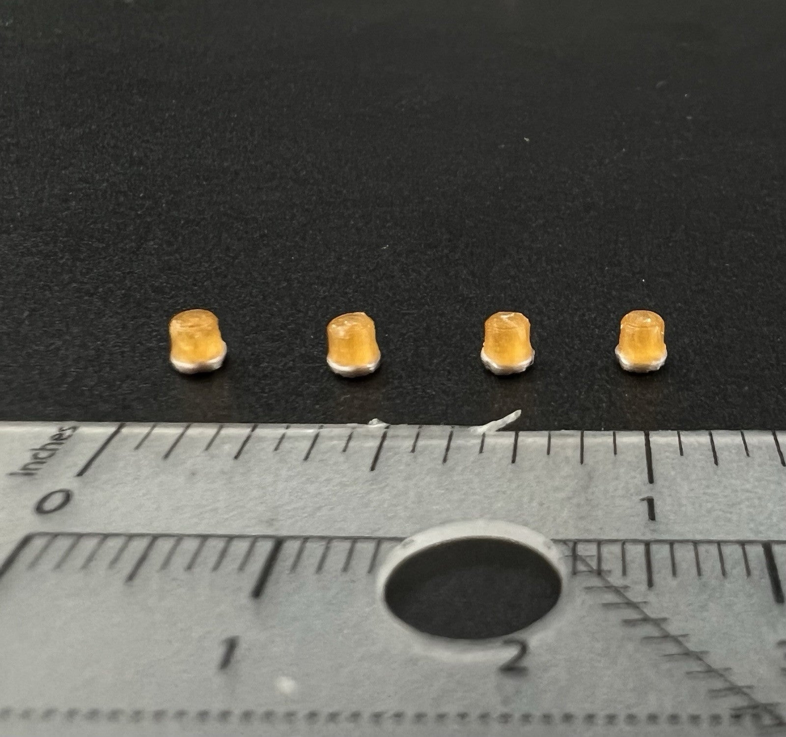 4 Pack 1/87 Vintage Amber Beacon Lightbar Greenlight Construction Work Tow Truck2